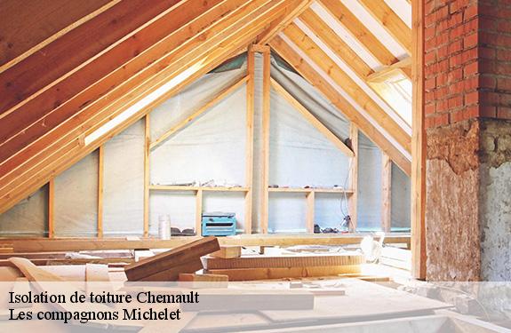 Isolation de toiture  chemault-45340 Les compagnons Michelet