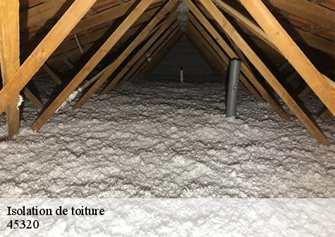 Isolation de toiture  courtenay-45320 Les compagnons Michelet