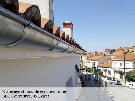 Nettoyage et pose de gouttière  attray-45170 Rénovation Marie