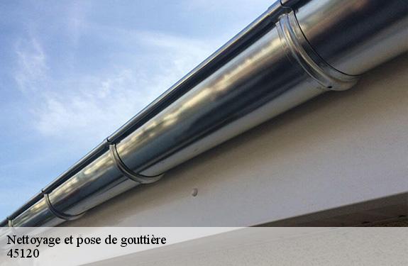 Nettoyage et pose de gouttière  45120