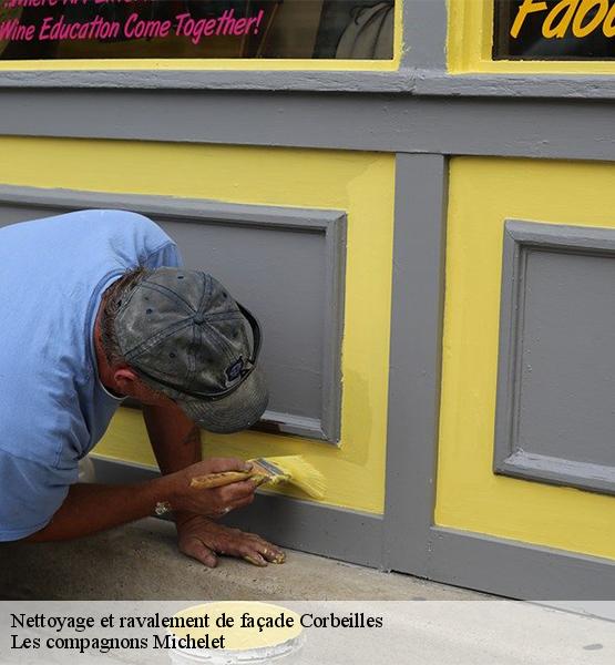 Nettoyage et ravalement de façade  corbeilles-45490 Les compagnons Michelet
