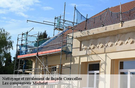 Nettoyage et ravalement de façade courcelles-45300 Les compagnons Michelet