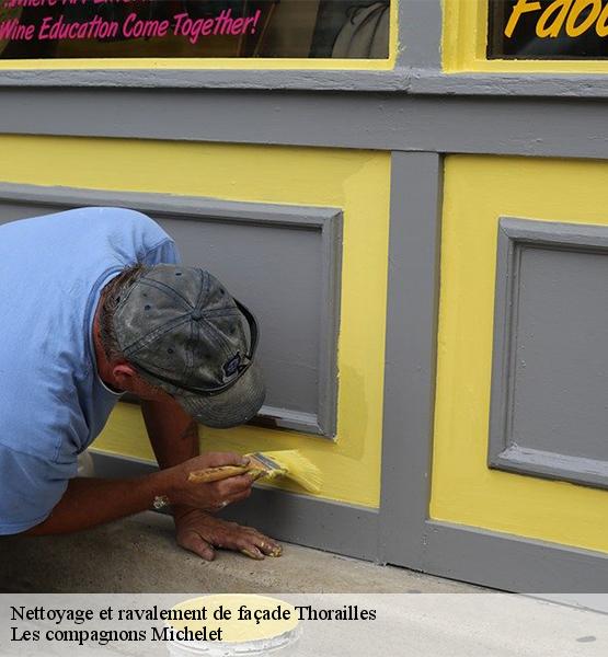 Nettoyage et ravalement de façade  thorailles-45210 Les compagnons Michelet