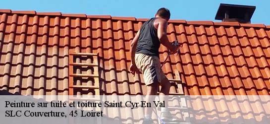 Peinture sur tuile et toiture  45590