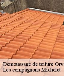 Demoussage de toiture  orveau-bellesauve-45330 Les compagnons Michelet